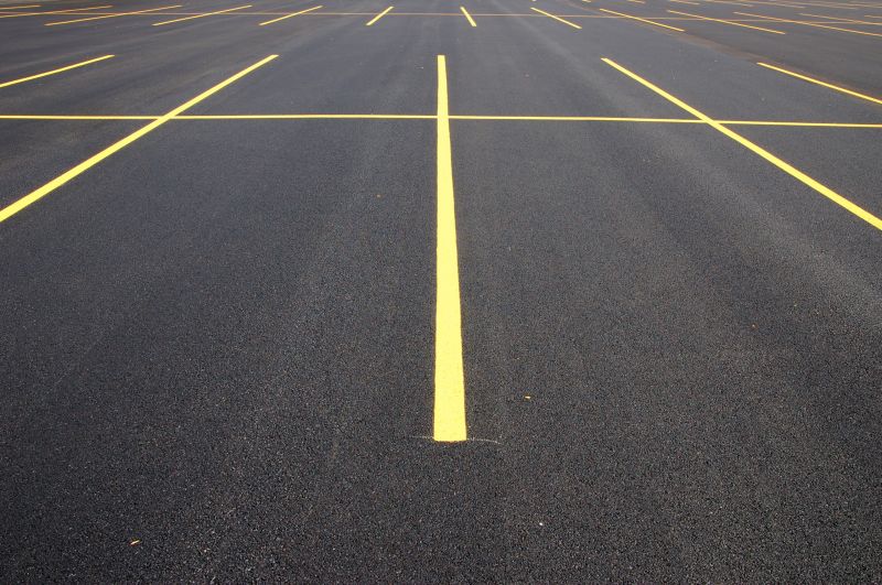 Parking Lot Sealcoating detail